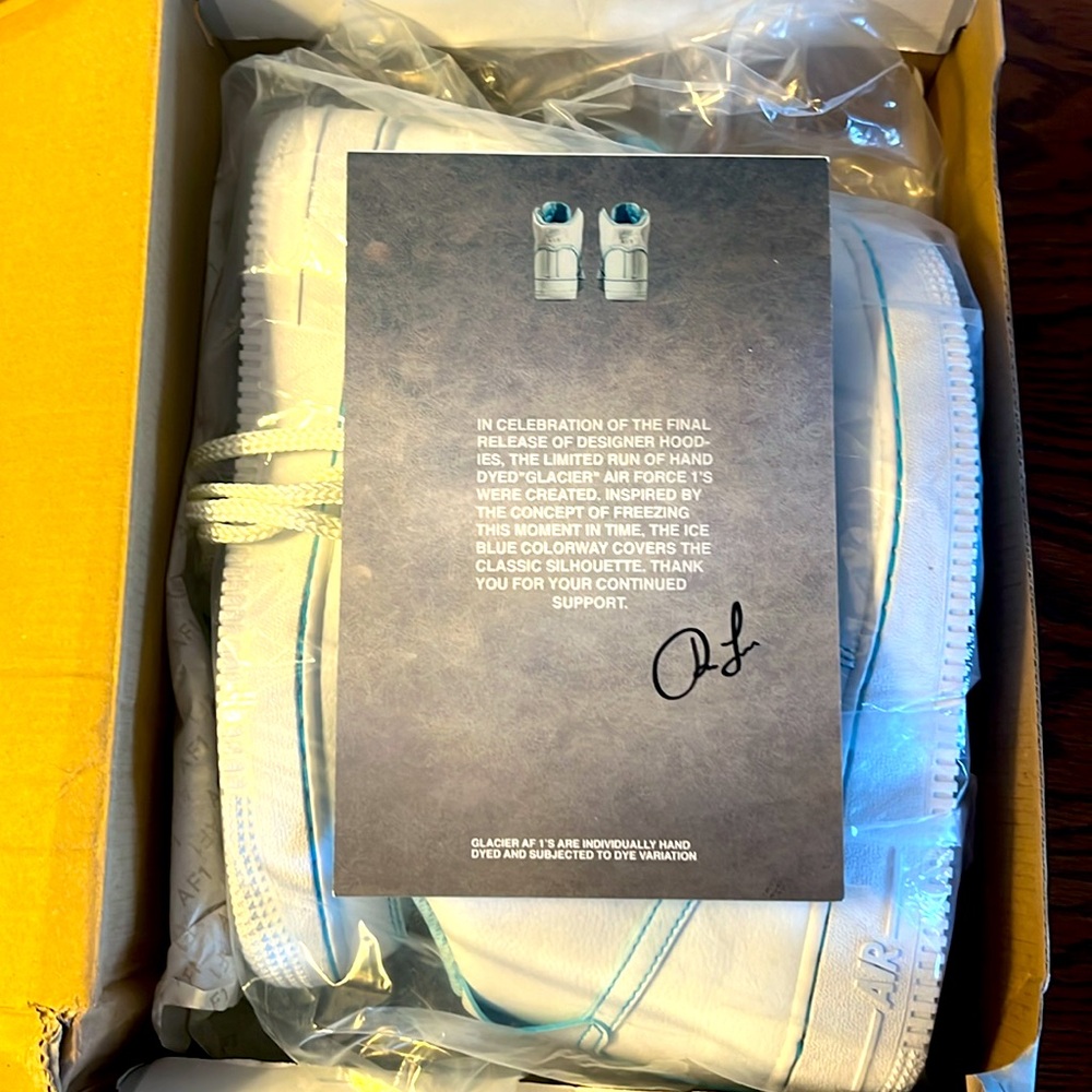 Brand New NIKE AF1 High “Glacier” ICE BLUE COLORWAY by Ron Louis - Picture 8 of 11